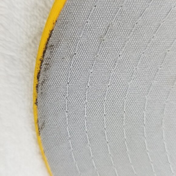 ✅New Era 59FIFTY Milwaukee Brewers Yellow Blue Authentic Baseball Hat Size 6 7/8 - Picture 4 of 9